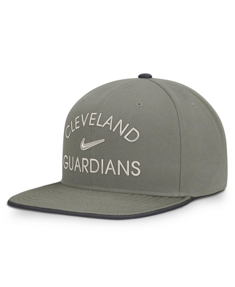Men's Olive Cleveland Guardians Pro Dri-FIT Snapback Hat