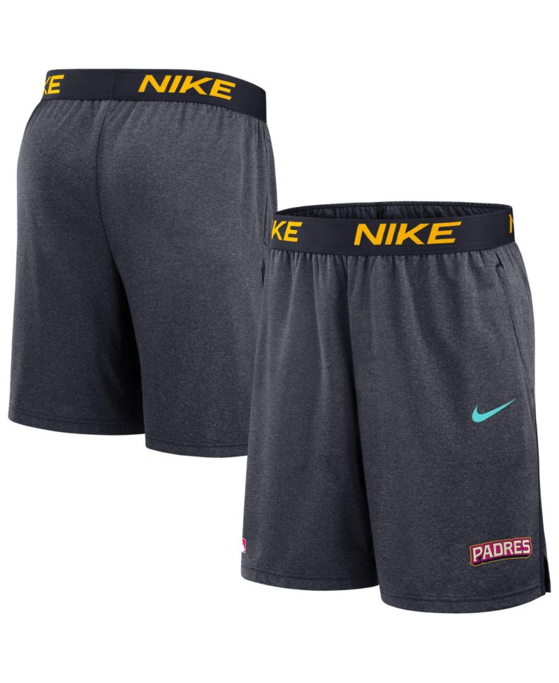 Men's Obsidian San Diego Padres 2026 City Connect Authentic Collection Dri-FIT Knit Shorts
