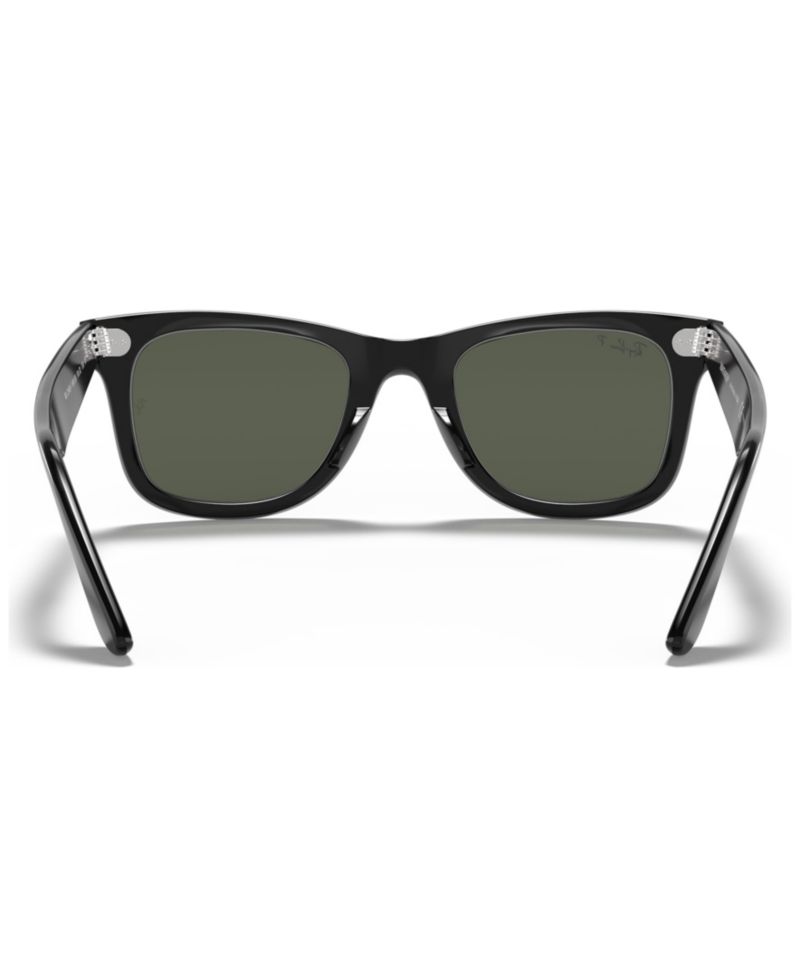 Unisex Polarized Low Bridge Fit Sunglasses, RB2140F ORIGINAL WAYFARER CLASSIC 54