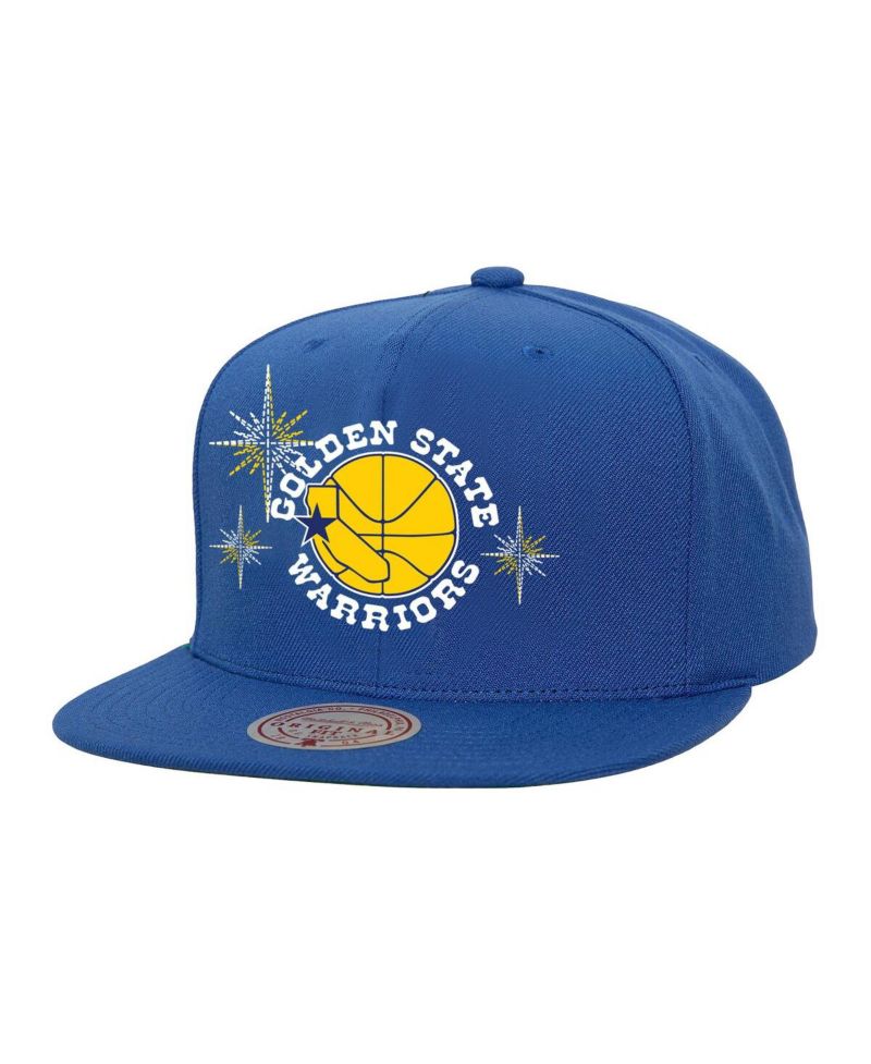 Men's Royal Golden State Warriors Starlight Snapback Hat