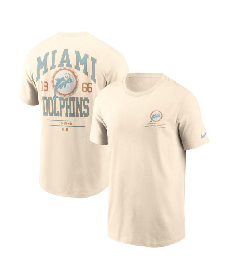Men's Natural Miami Dolphins Freestyle Essential T-Shirt