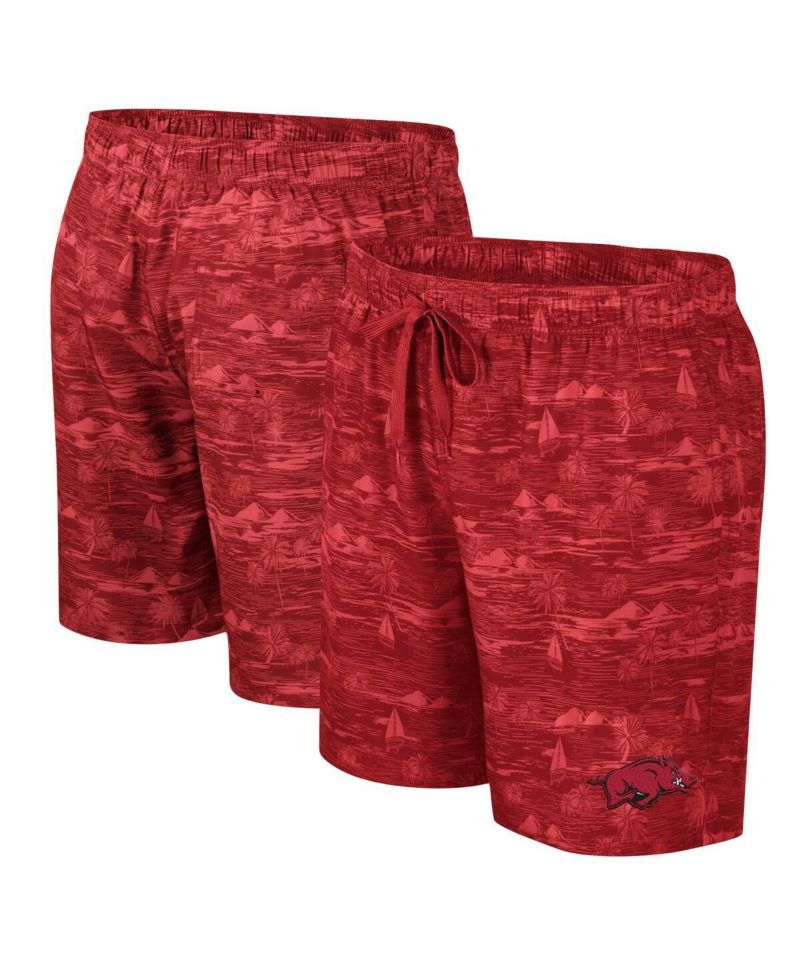 Men's Cardinal Arkansas Razorbacks Ozark Swim Shorts