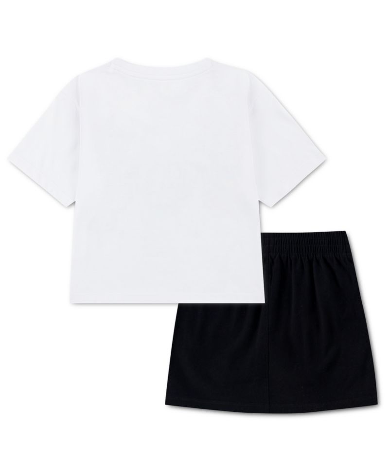 Boys' 4-6X Heart Jordan T-Shirt and Skort, 2-Piece Set