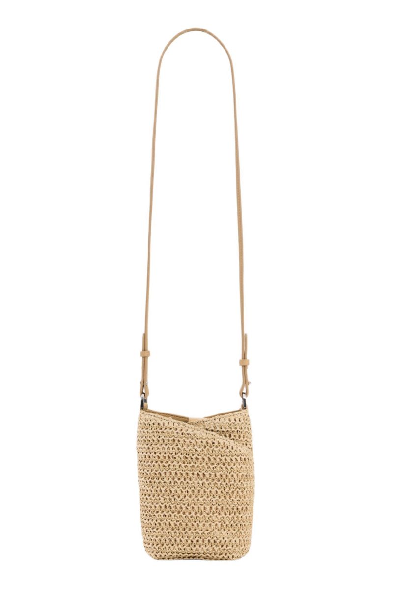 Women's Raffia Mobile Phone Holder Charms