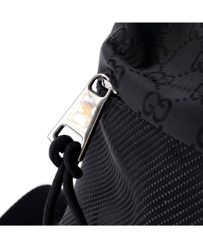 Medium Web Flap Crossbody Bag Guccissima Nylon
