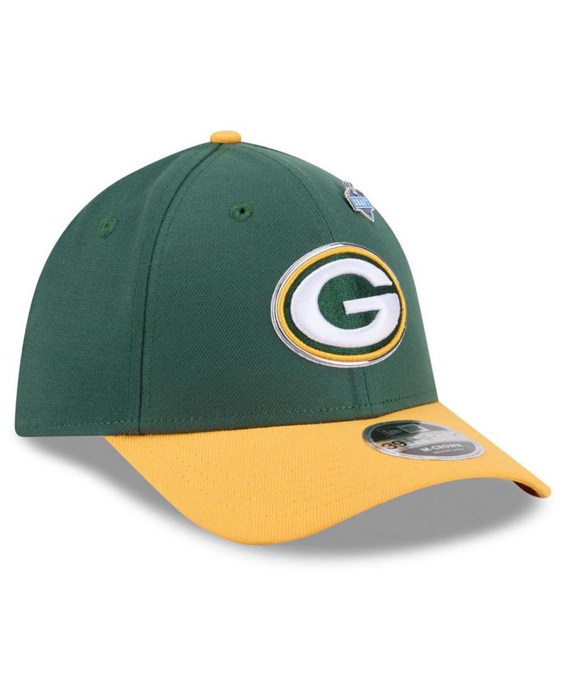Men's Green/Gold Green Bay Packers 2026 NFL Draft 39THIRTY M-Crown Flex Hat