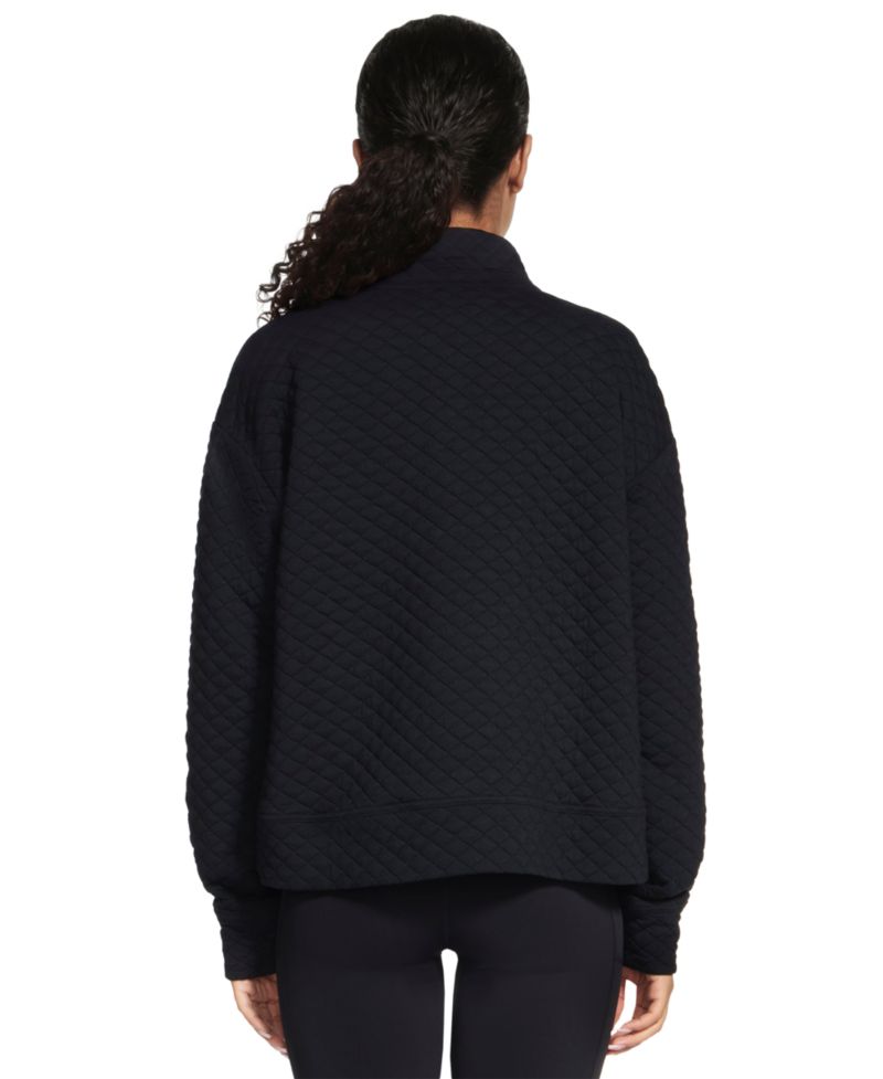Women's GO WALK Diamond Quilted Full-Zip Mock-Neck Jacket