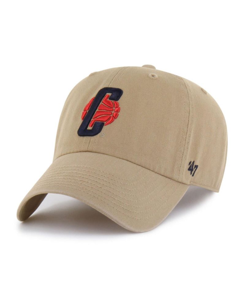 Men's Khaki UConn Huskies Clean Up Adjustable Hat