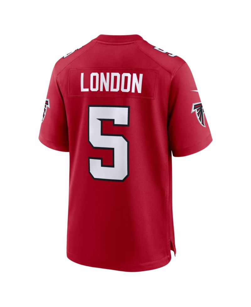 Men's Drake London Red Atlanta Falcons Game Jersey