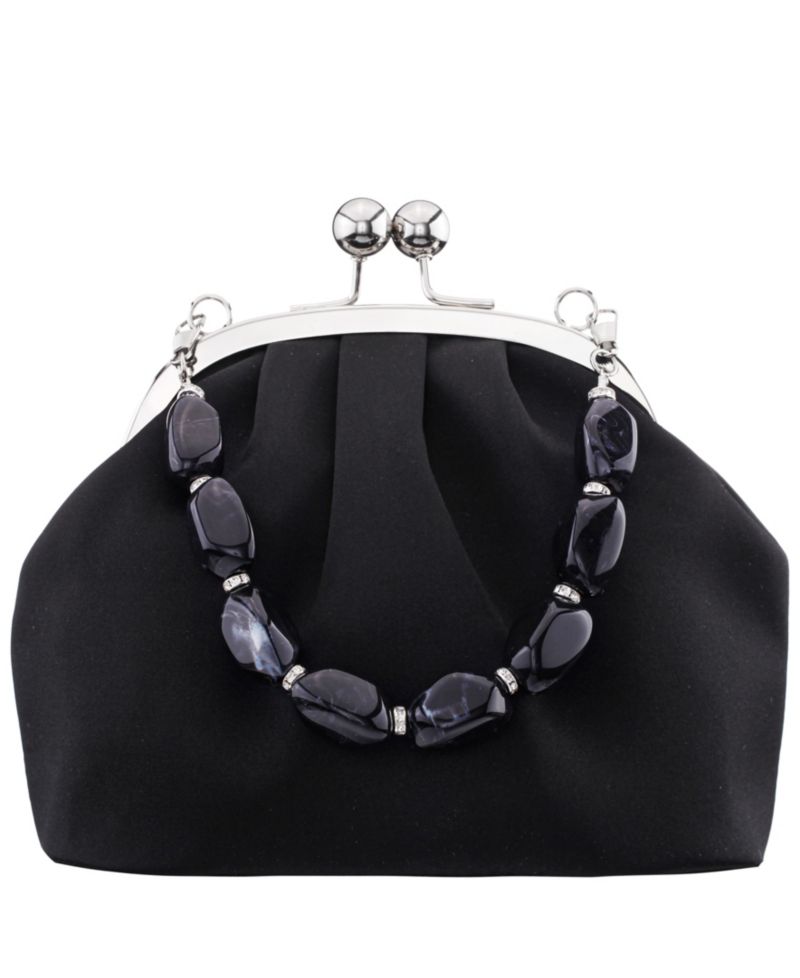 Vespera Beaded Vintage Style Mini Frame Handbag