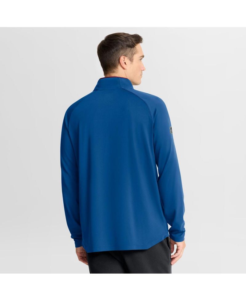 Men's Blue Colorado Avalanche Authentic Pro Rink Training Quarter-Zip Pullover Sweatshirt