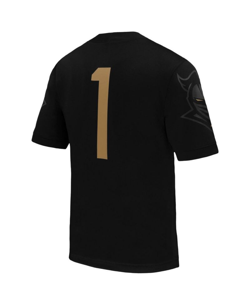 Men's 1 Black UCF Knights Alternate Game Football Jersey