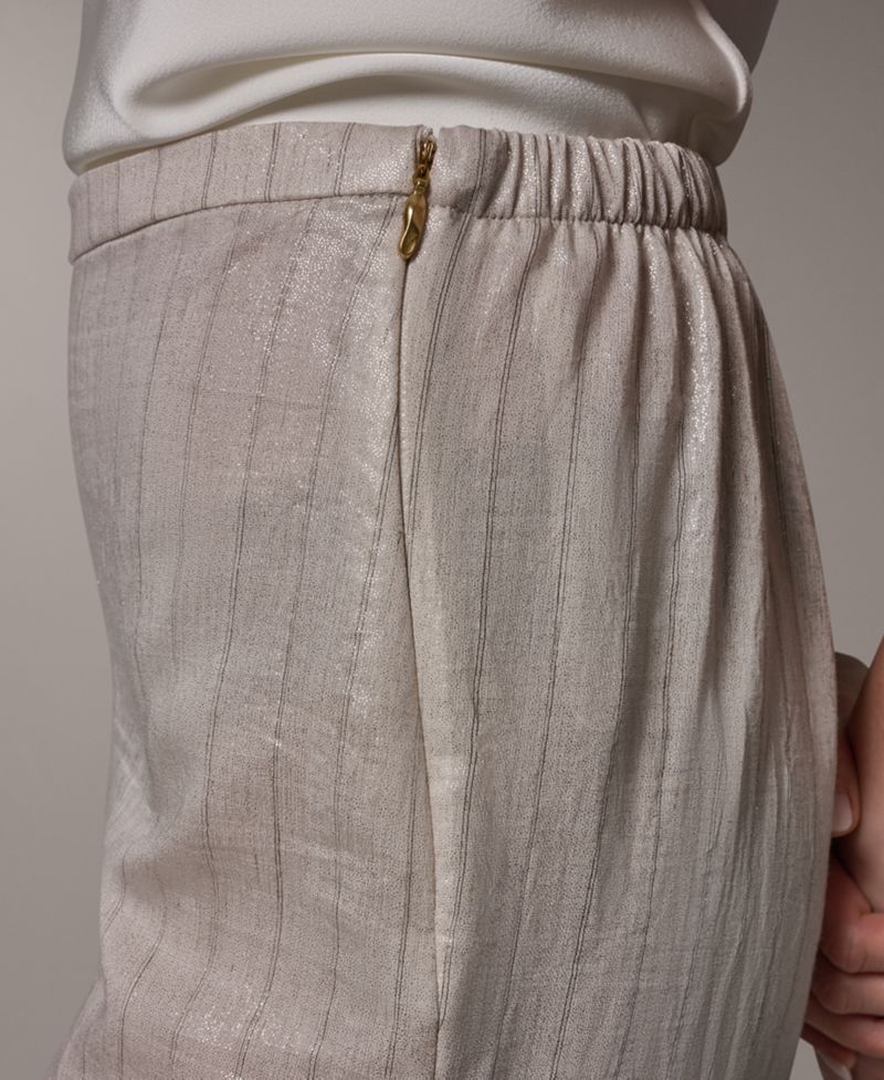 Women's Pinstripe Mid-Rise Pants