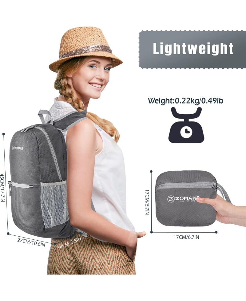 Ultra Lightweight Hiking Backpack 20L, Packable Small Backpacks Water Resistant Daypack for Women Men