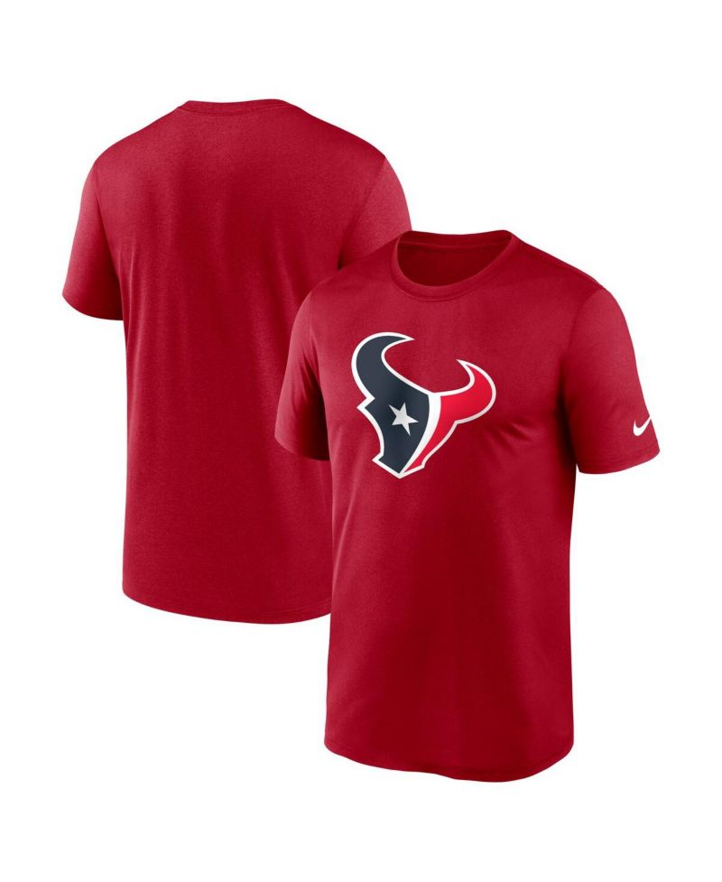 Men's Red Houston Texans Primetime Legend Logo Performance T-Shirt
