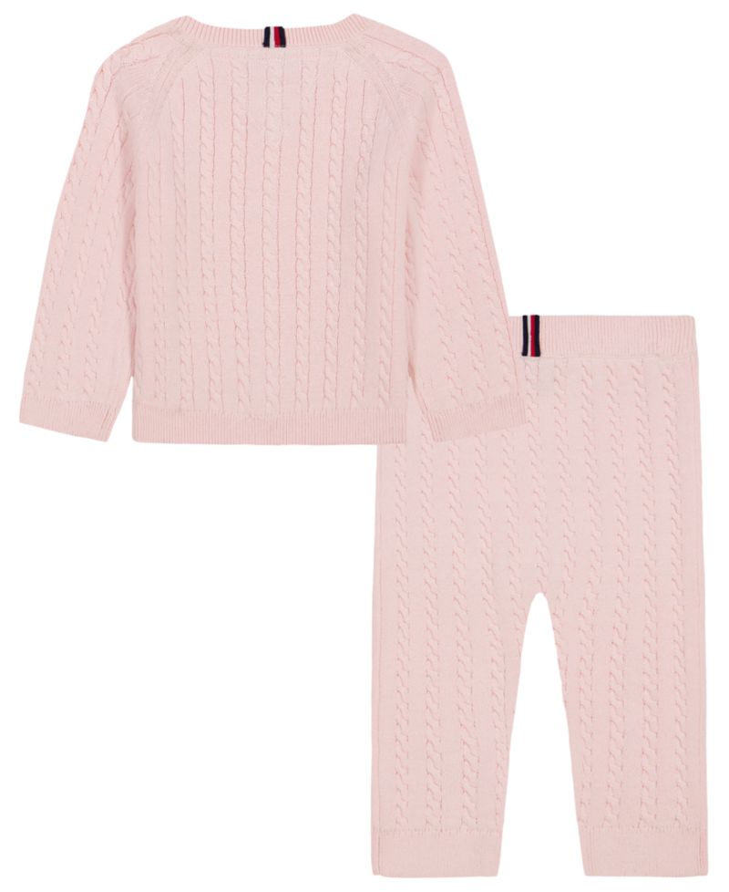 Baby Girls' Long-Sleeve Sweater and Pants, 2-Piece Set