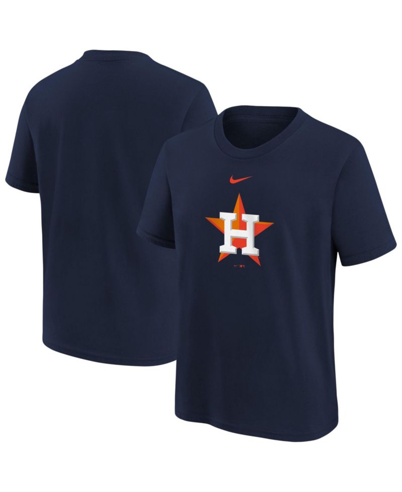 Boys' and Girls' Houston Astros Large-Logo T-Shirt