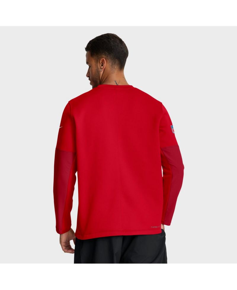 Men's Red Kansas City Chiefs Sideline Scripted to Win Performance Long Sleeve T-Shirt