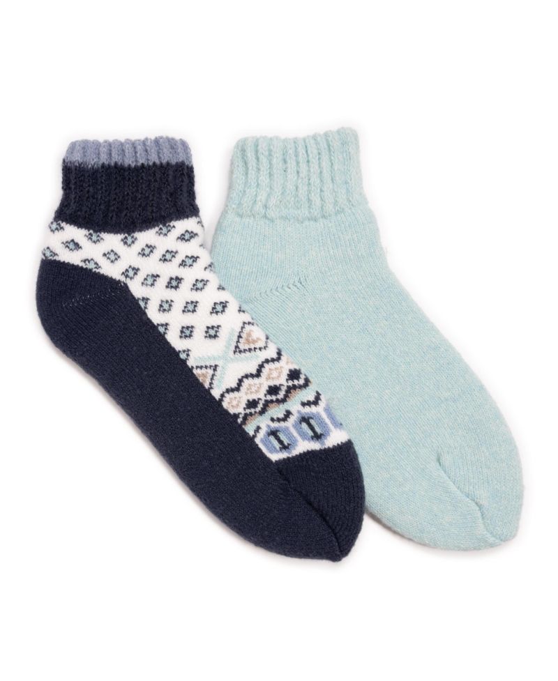 Women's 2 Pair Pack Heat Retainer Mini Crew Socks