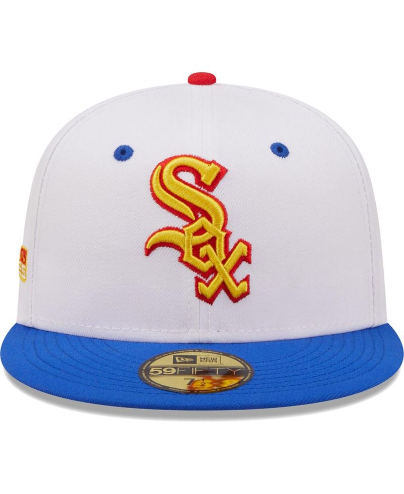 Men's White, Royal Chicago White Sox 2005 World Series Cherry Lolli 59Fifty Fitted Hat