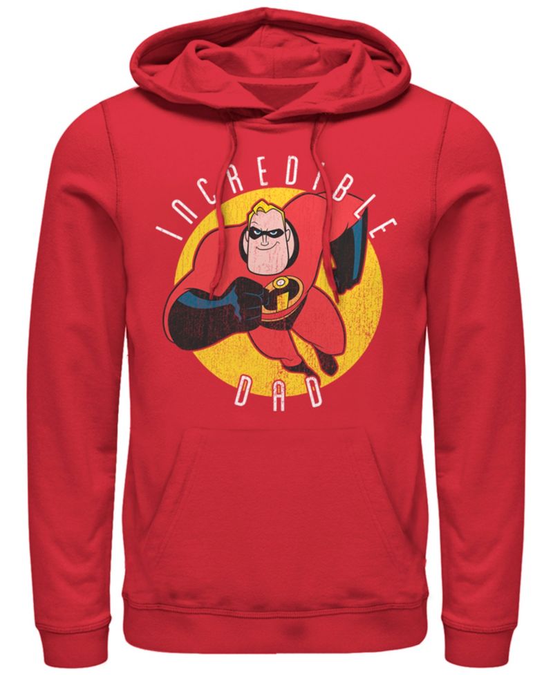 Disney Pixar Men's Incredibles Super Dad, Pullover Hoodie