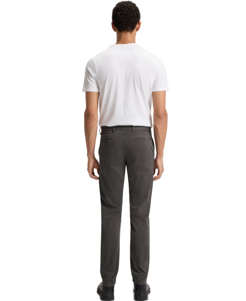 Men's Stretch-Cotton Satin Slim-Fit Chinos