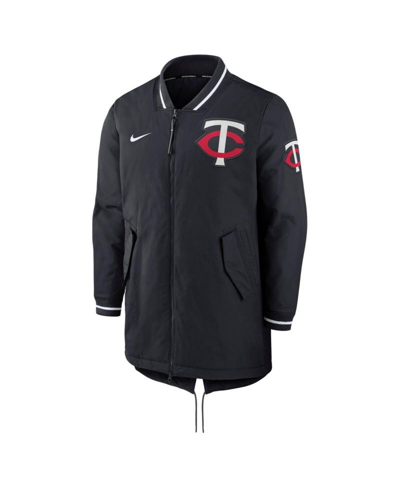 Men's Navy Minnesota Twins Dugout Performance Full-Zip Jacket