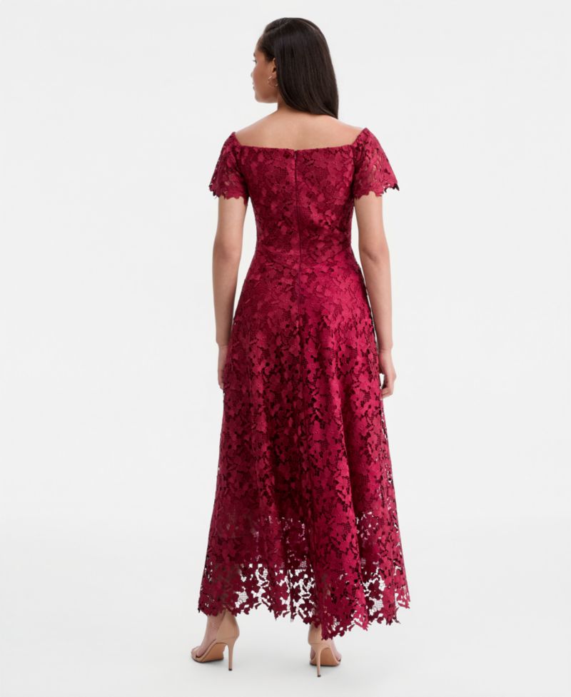Women's Lace High-Low Ball Gown
