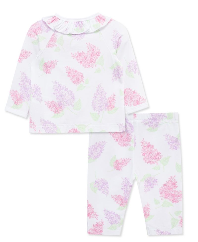 Baby Girls' Printed Top and Pants, 2-Piece Set