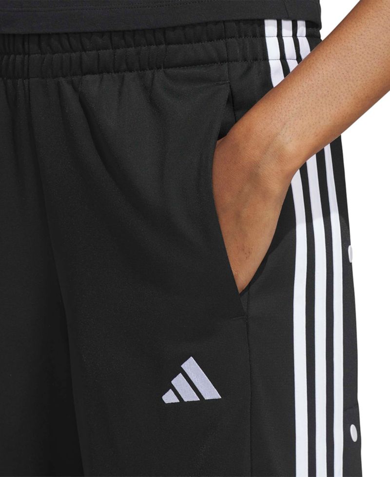 Women's 3 Stripe Snap Pant High-Rise Wide-Leg Pants