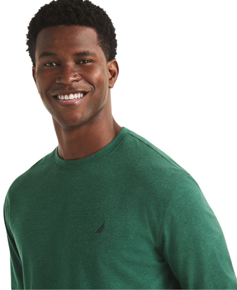 Men's Long-Sleeve Crewneck Pajama T-Shirt