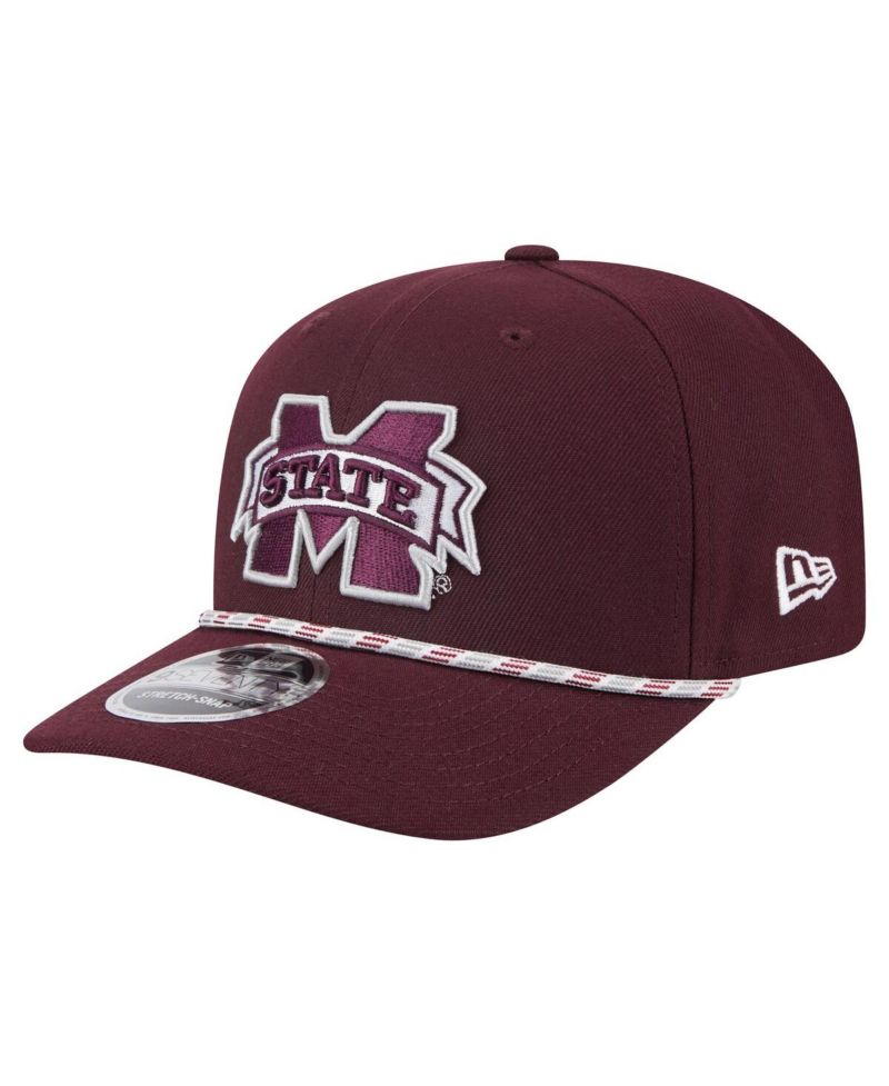 Men's Maroon Mississippi State Bulldogs Game Day Multi-Rope 9SEVENTY Stretch-Snap Hat