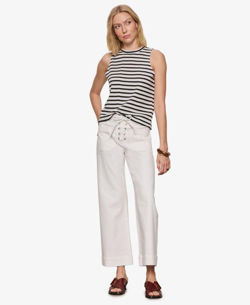 Petite Campari High-Neck Tank Top