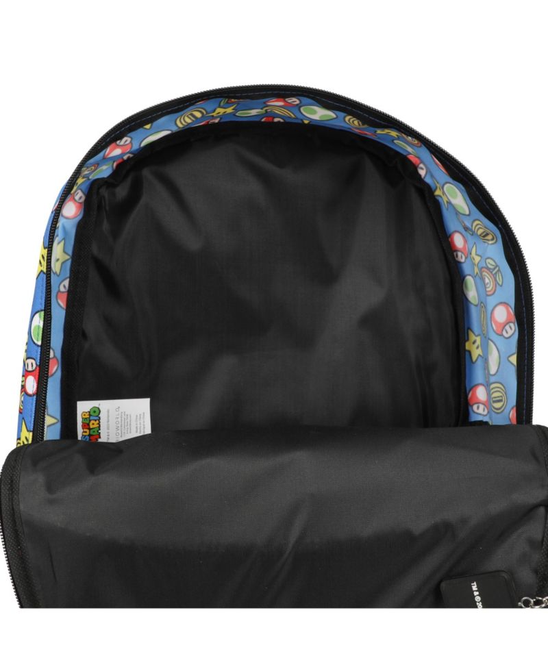 Bros Characters and Power Ups 16 Inch Youth 5 Piece Backpack Set