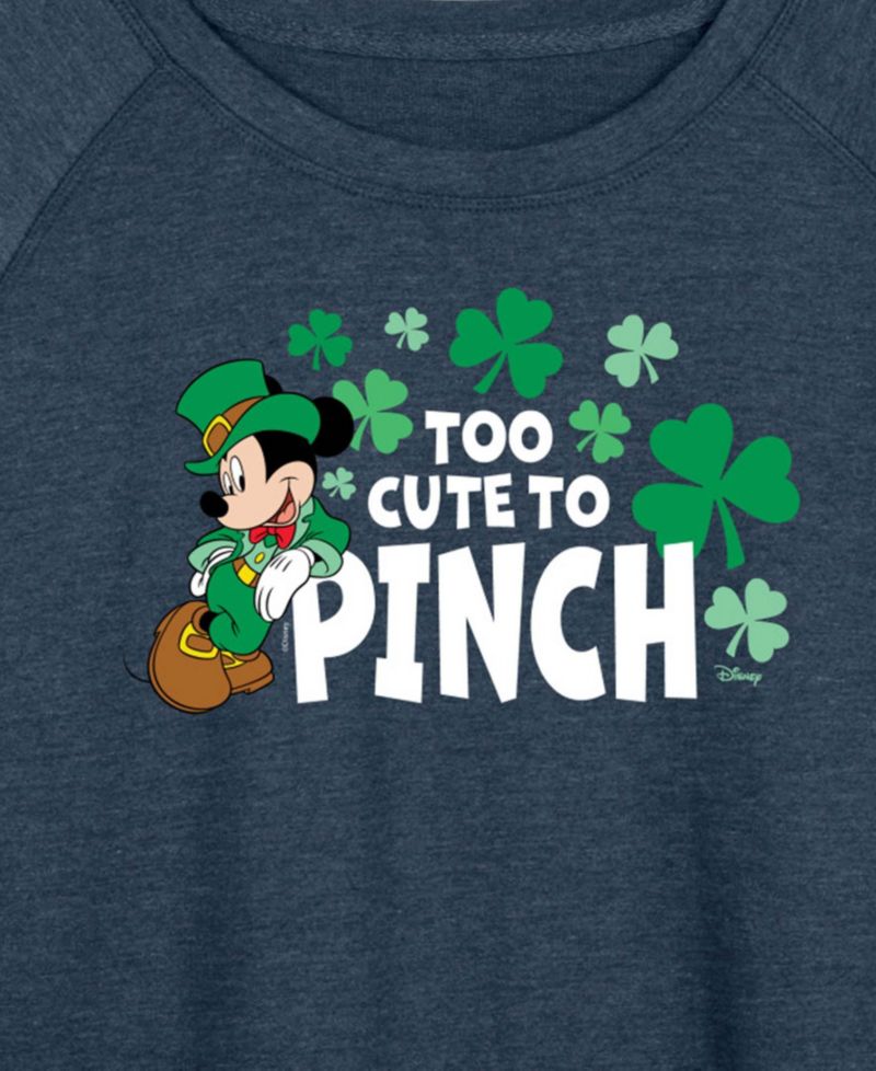 Plus Size Star Wars St. Patrick's Day May Luck Be with You French Terry Graphic Crewneck T-shirt