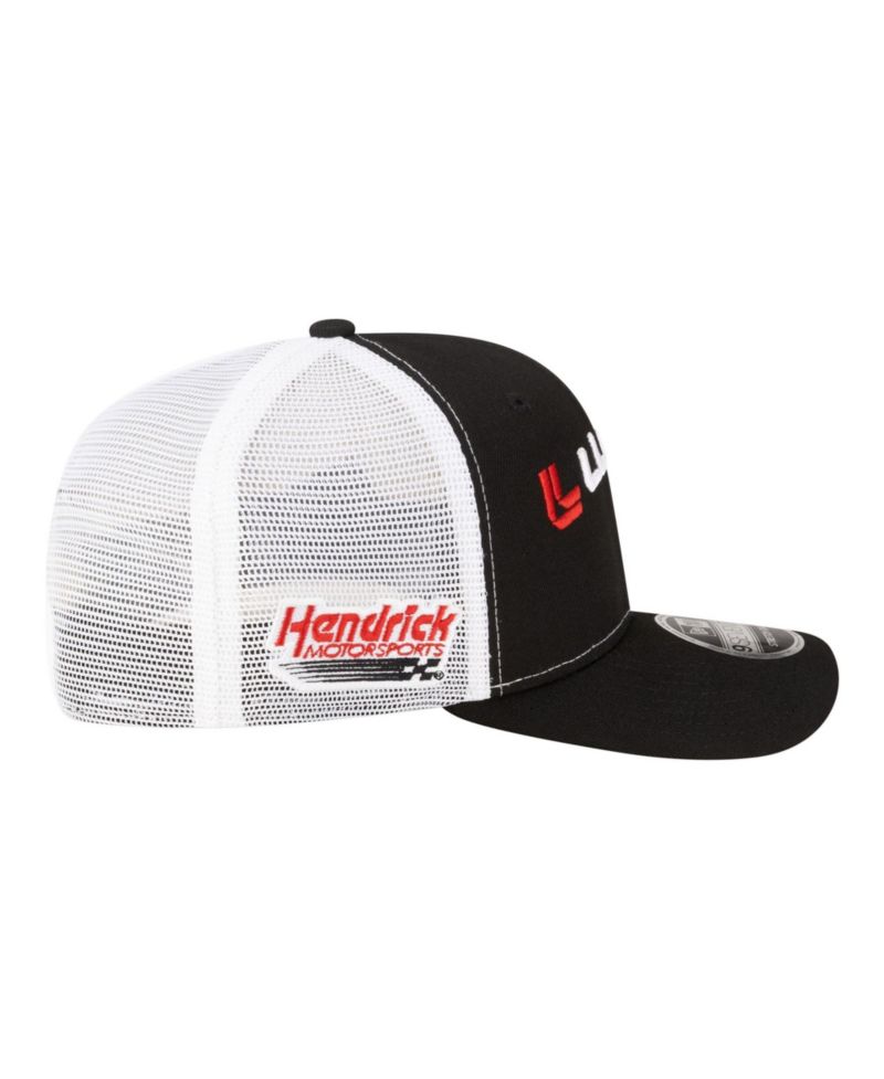 Men's Black/White Chase Elliott 2026 Llumar 9SEVENTY Adjustable Trucker Hat