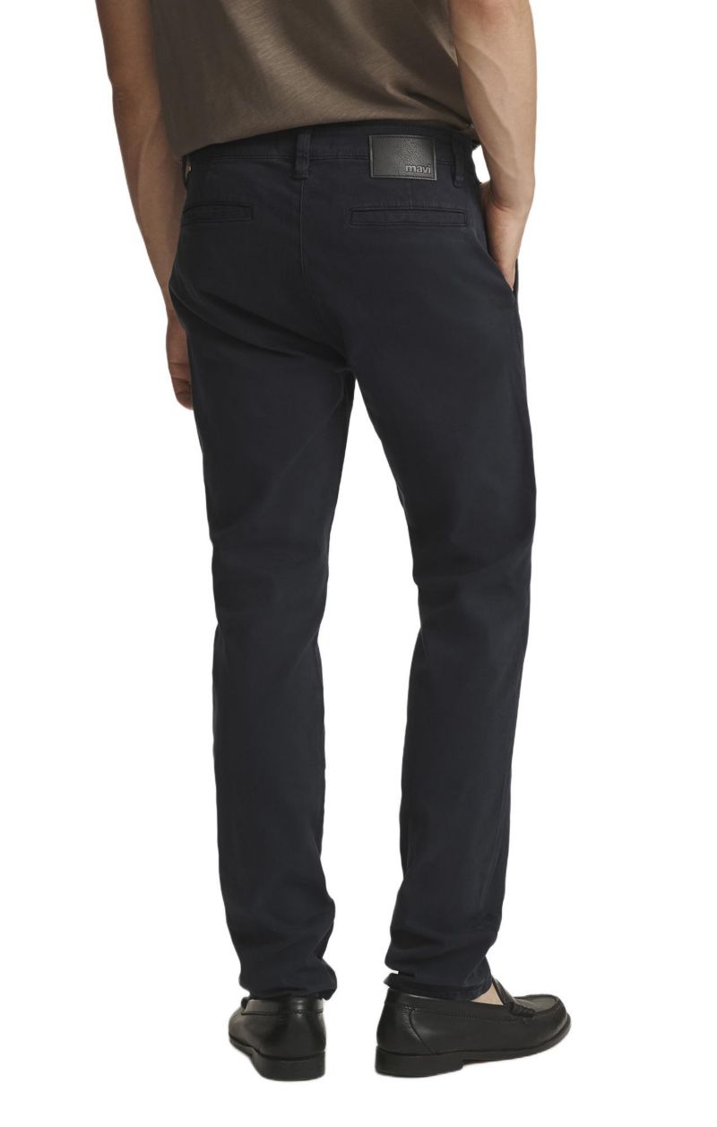 Men's Milton Slim Straight Chino Pants In Casual Twill Pants