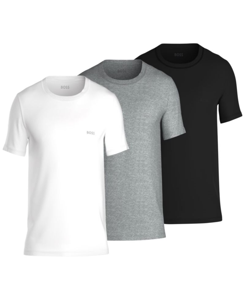 Men's 3-Pk. Classic Crewneck Cotton T-Shirts