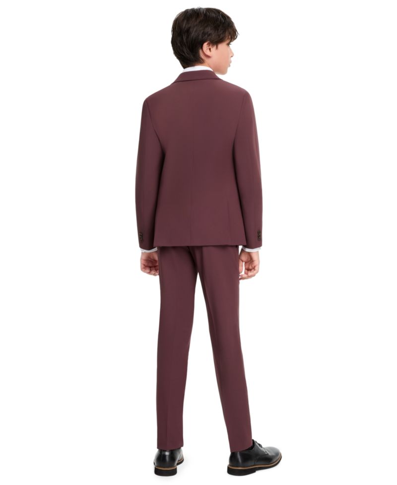 Men's Slim Fit Stretch Suit, Jacket and Pants, 2-Piece Set
