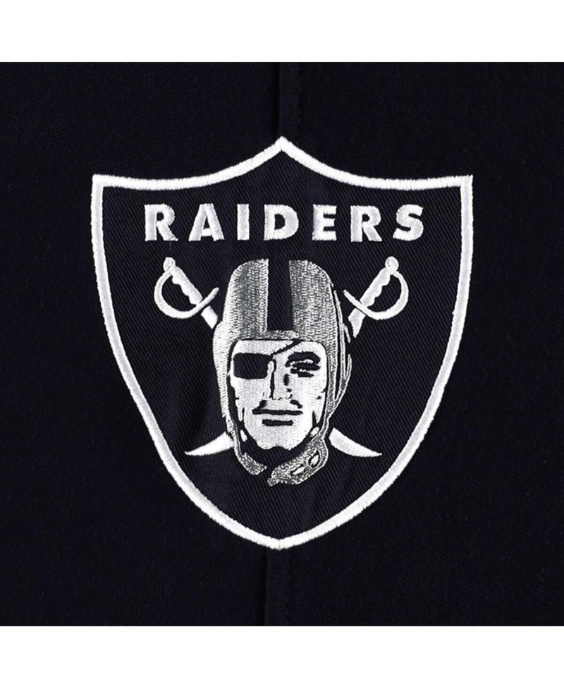 Men's Las Vegas Raiders Heather Gray Gridiron Lace-Up Pullover Hoodie