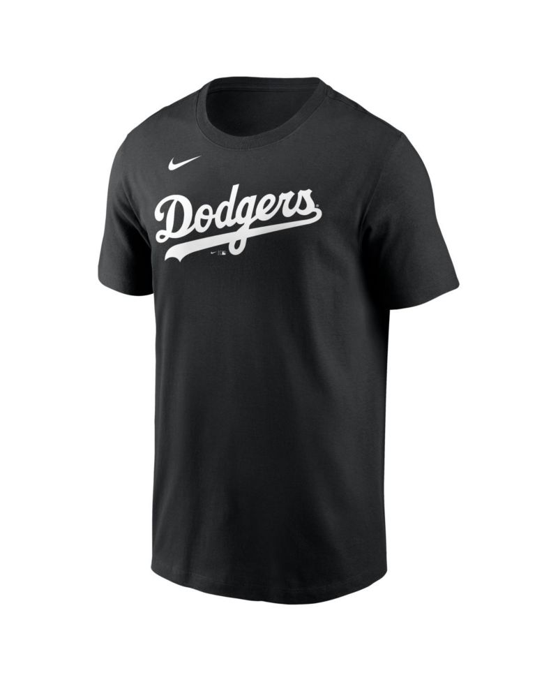 Men's Mookie Betts Black Los Angeles Dodgers Name & Number T-Shirt
