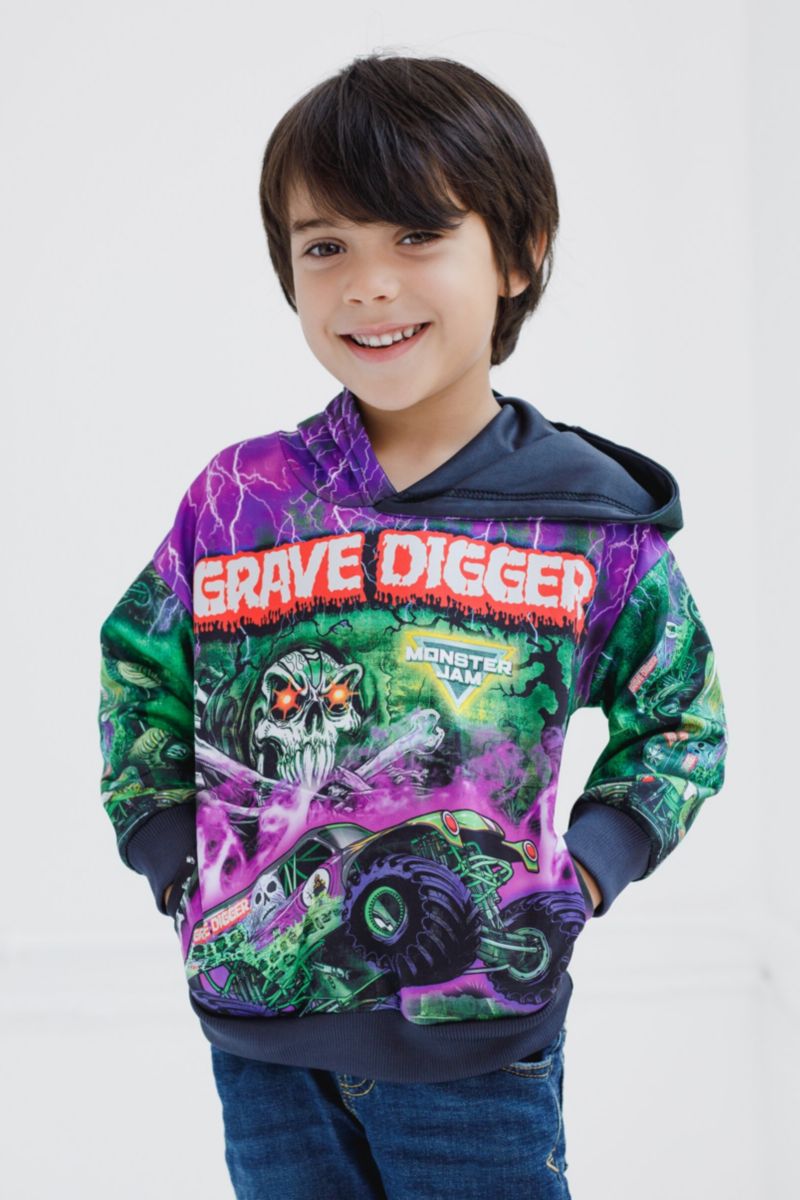 Toddler Boys Fleece Hooded Sweatshirt