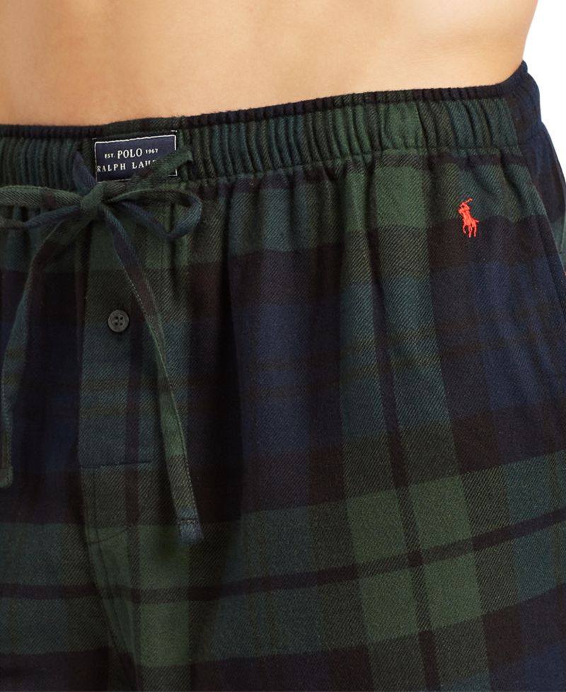 Men's Yarn Dyed Flannel Pajama Pants