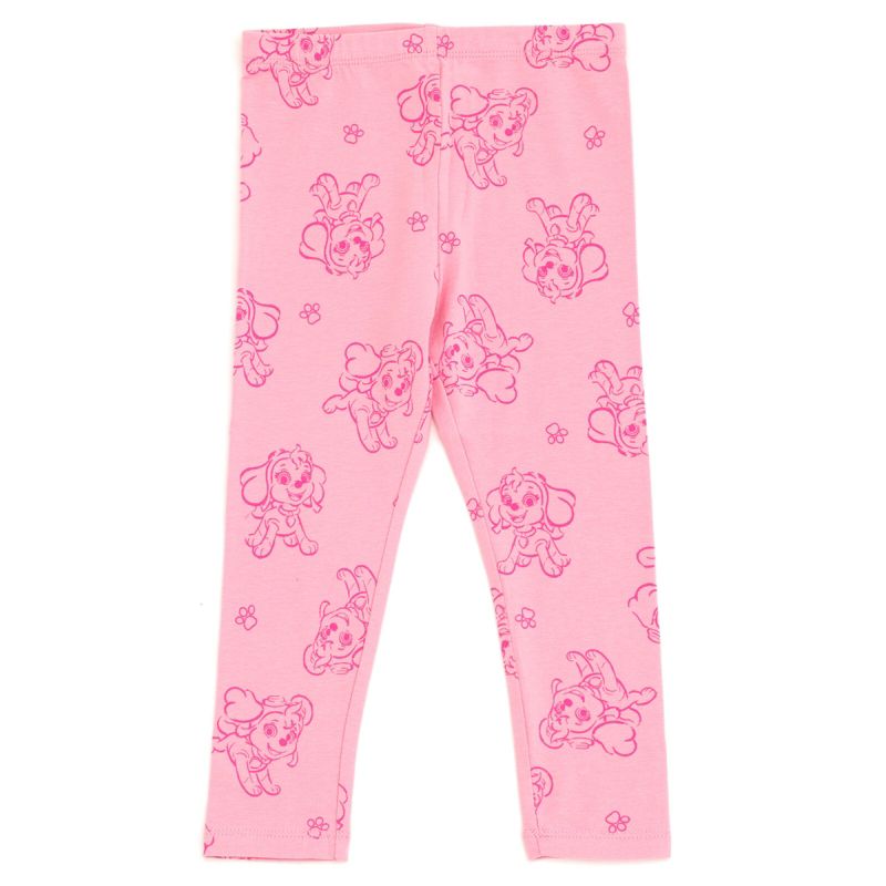 Little Girls (6-8) Hooded Cosplay T-Shirt Dress and Leggings Outfit Set