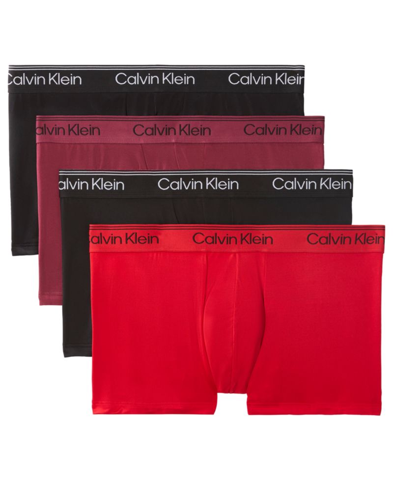 Men's 3+1 Bonus Micro Stretch Low Rise Trunks Pack
