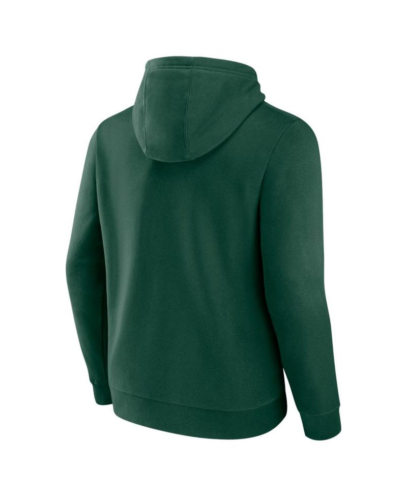 Men's Green Minnesota Wild Primary Logo Pullover Hoodie