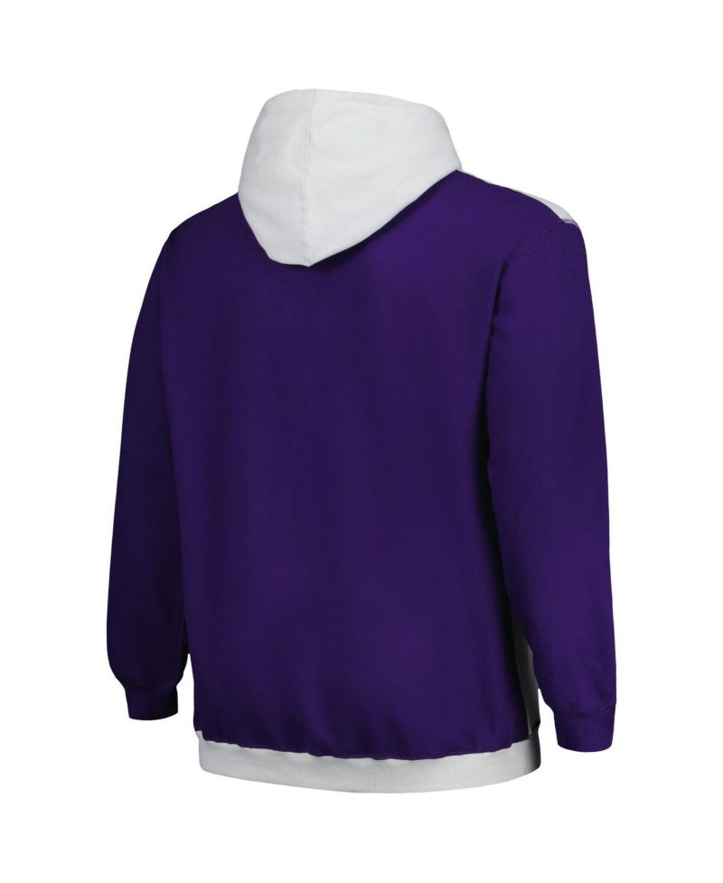 Men's Purple, Silver Phoenix Suns Big and Tall Primary Arctic Pullover Hoodie