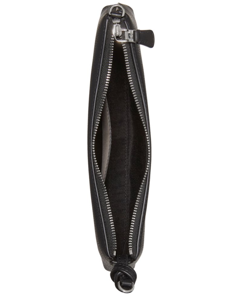 Loop Pebbled Leather Slim Pochette Bag