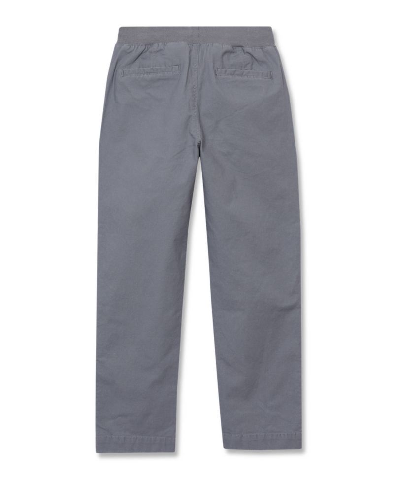 Boys Stretch Soft Rib Waist Iron Knee Pull On Pants