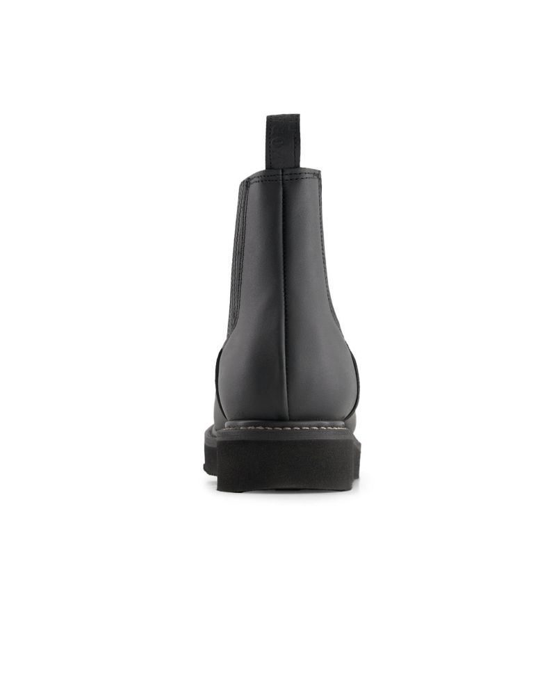 Men's Leather Chelsea Boots with Elastic Shaft